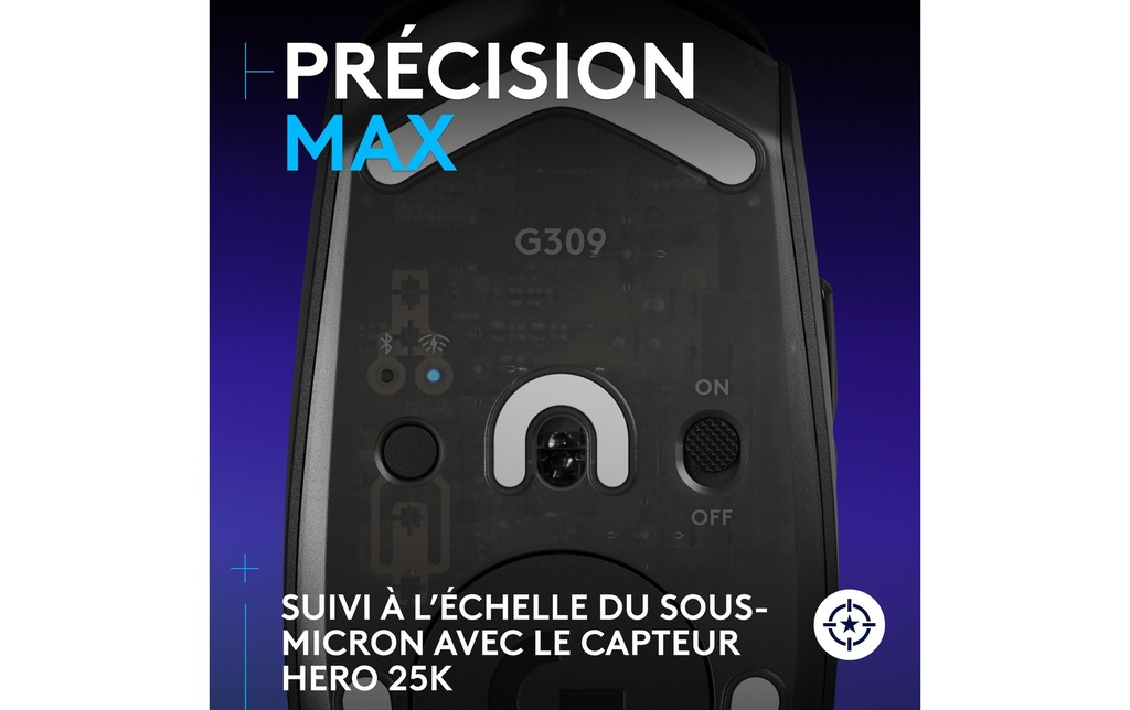 Logitech, Gaming-Maus G309 Lightspeed Schwa-6