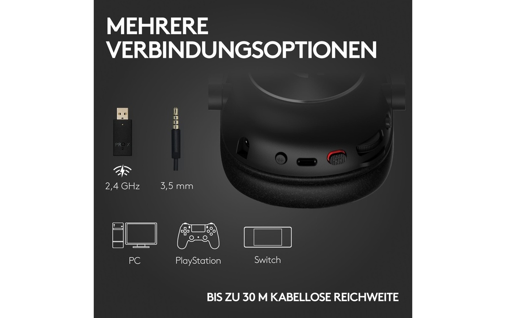 Logitech, Headset G Pro X 2 Wireless Lights-4