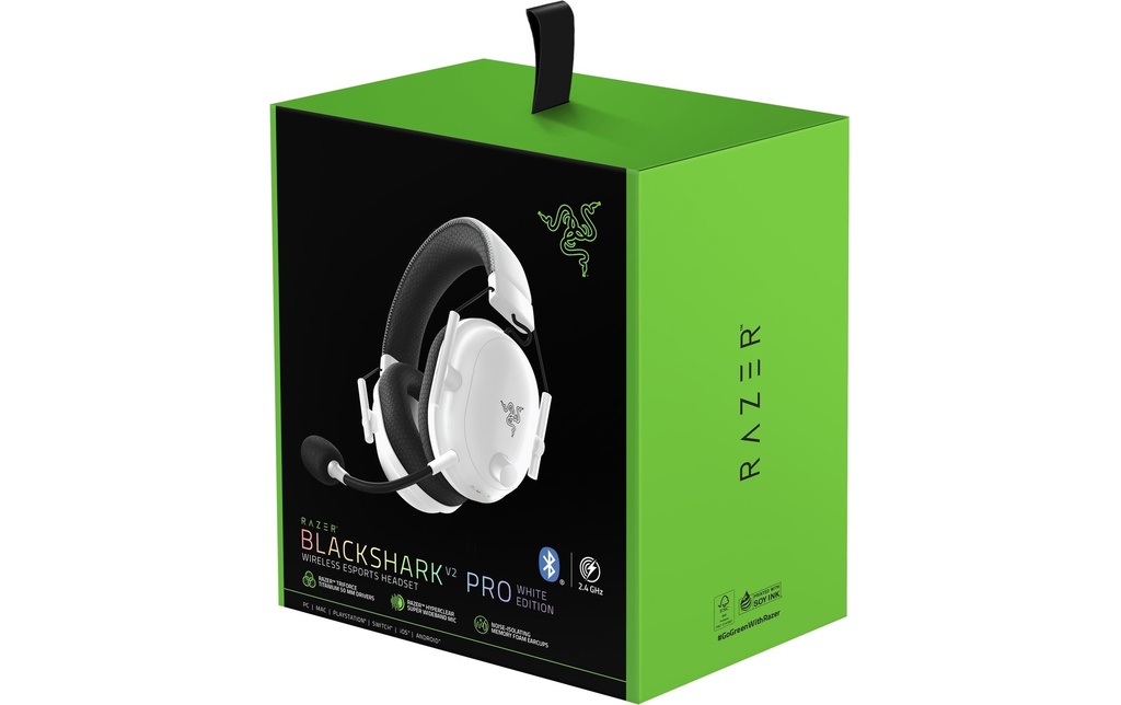 Razer Blackshark V2 Pro, White-3