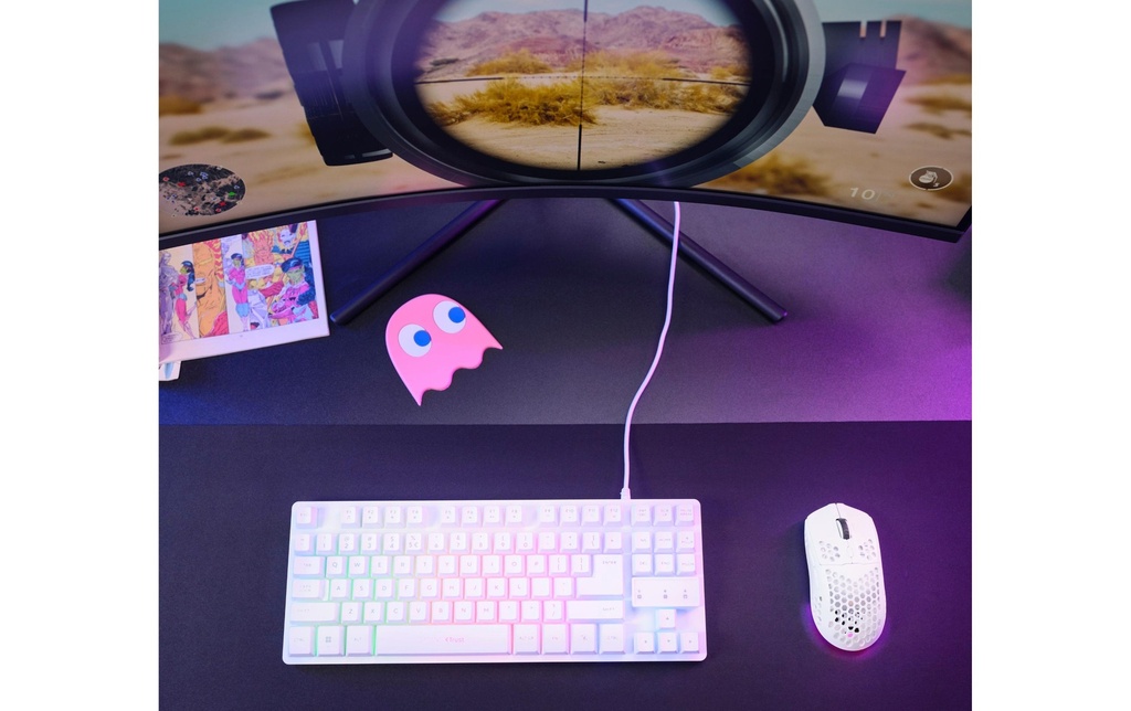 Trust GXT929W Helox Gaming Maus weiss-6