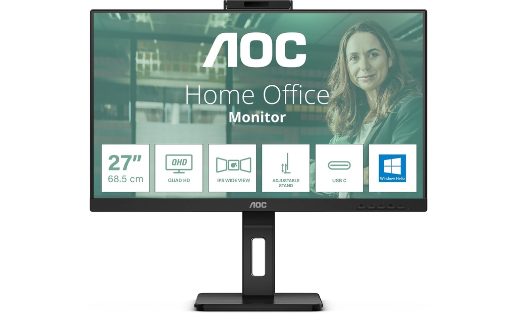 AOC 23.8 IPS Monitor, 1920x1080, 75Hz-1