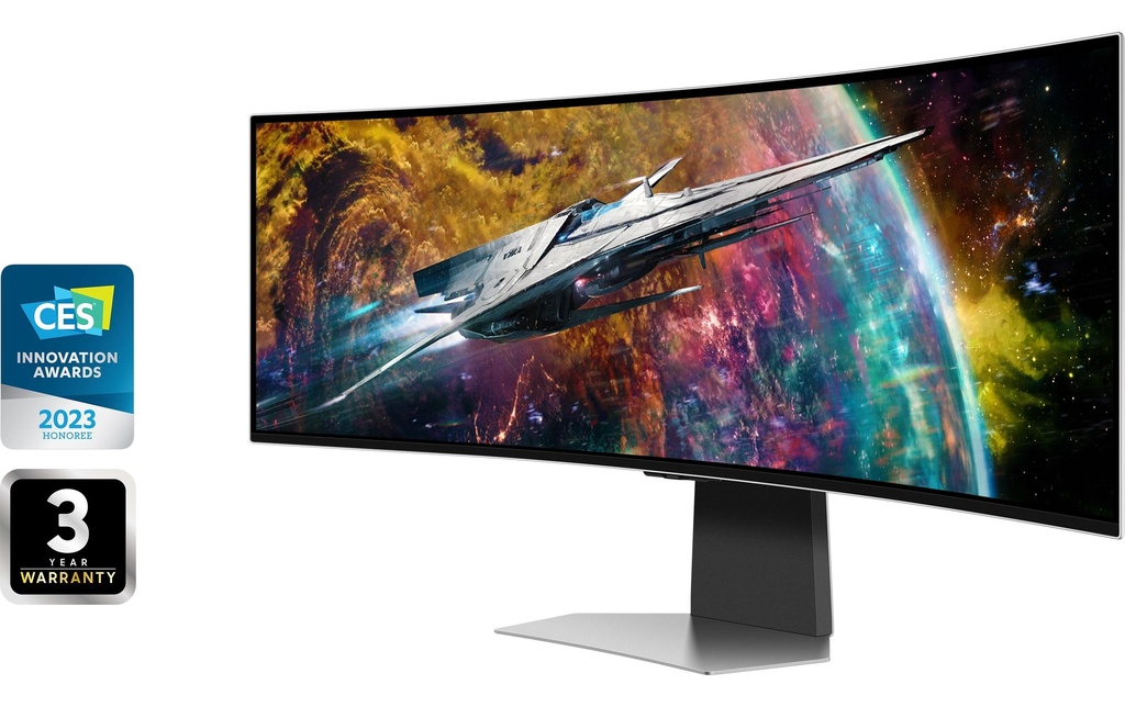 Samsung Curved 49, Odyssey OLED, Dual QHD-1