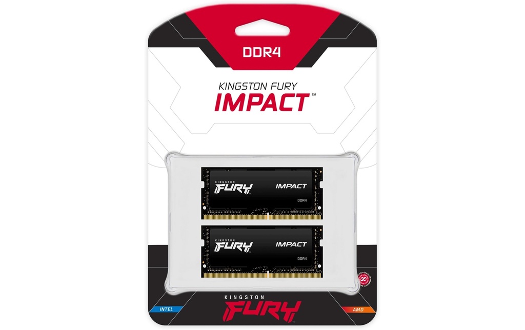 Kingston, SO-DDR4-RAM FURY Impact 3200 MHz-3