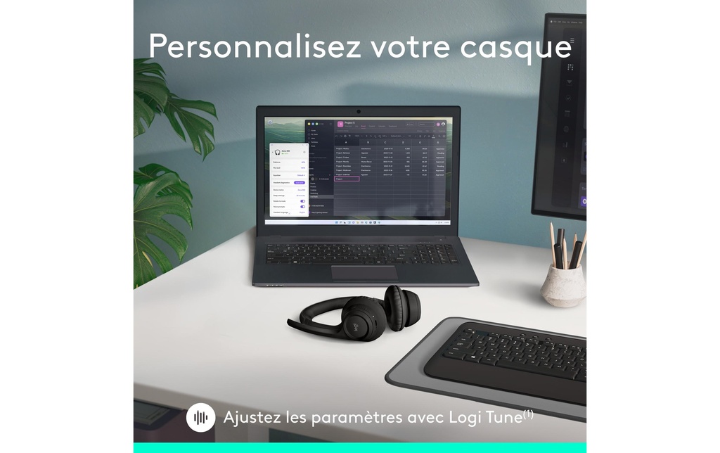 Logitech Headset Zone 300 graphite-8