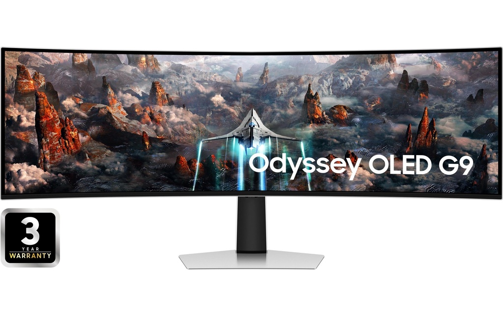 Samsung Curved 49, Odyssey OLED, Dual QHD-1