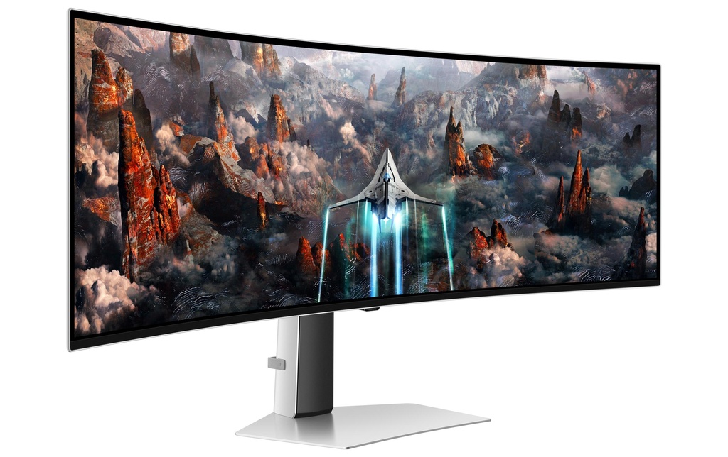 Samsung Curved 49, Odyssey OLED, Dual QHD-3