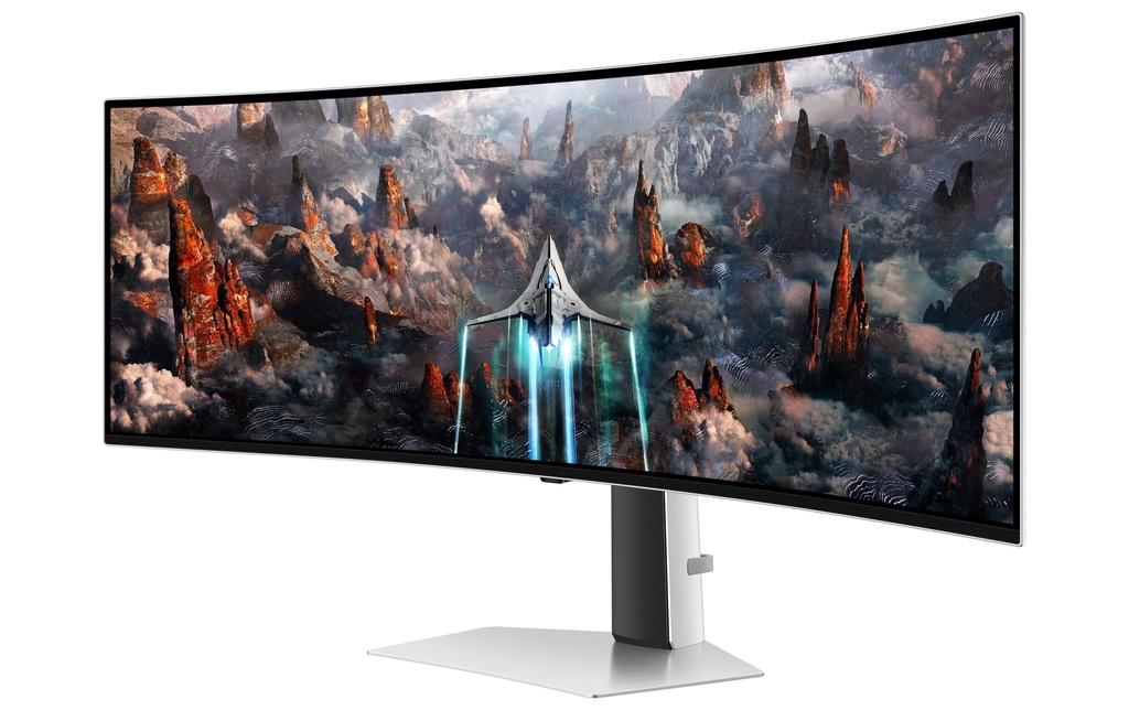 Samsung Curved 49, Odyssey OLED, Dual QHD-4