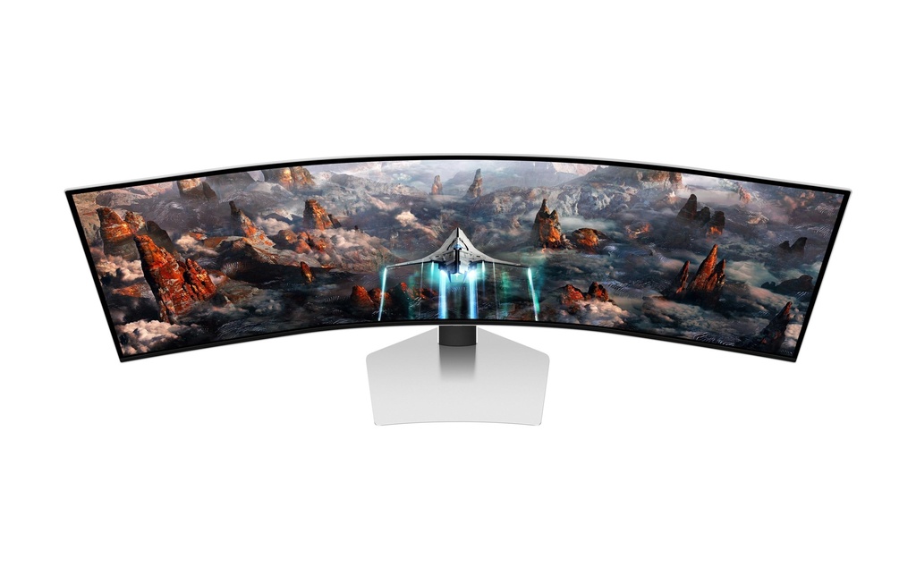 Samsung Curved 49, Odyssey OLED, Dual QHD-8