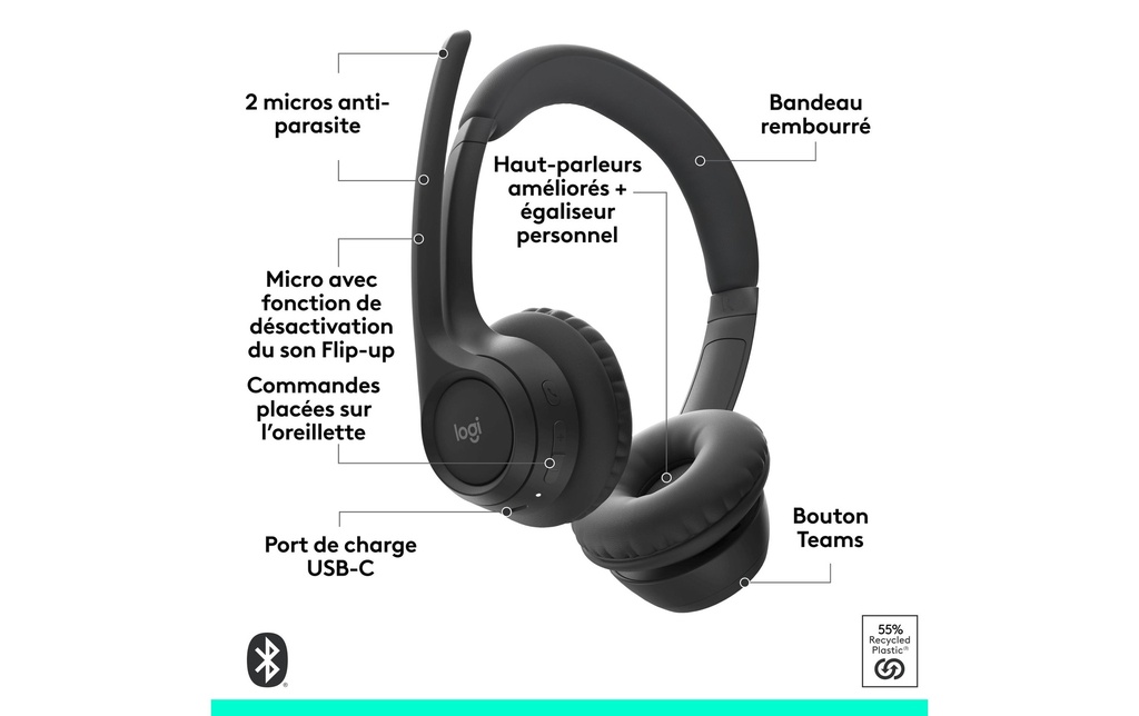 Logitech Zone 305 Teams Bluetooth-5