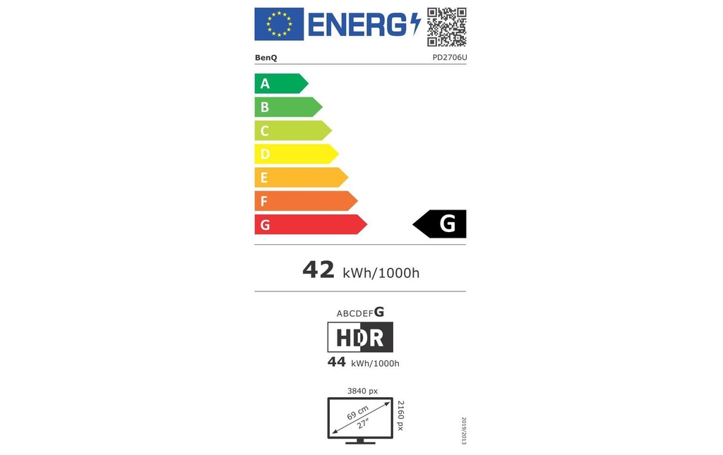 BenQ PD2706U 27 UHD 3840x2160 16:9-4