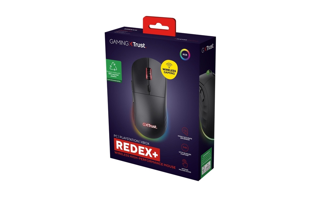 Trust GXT927 Redex+  Gaming Maus schwarz-6