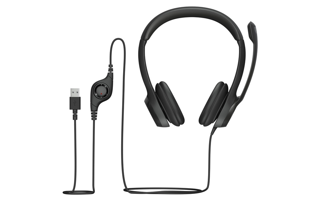 Logitech, Headset H390 USB Stereo-3
