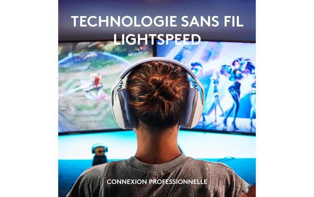 Logitech, Headset G435 Gaming Lightspeed We-1