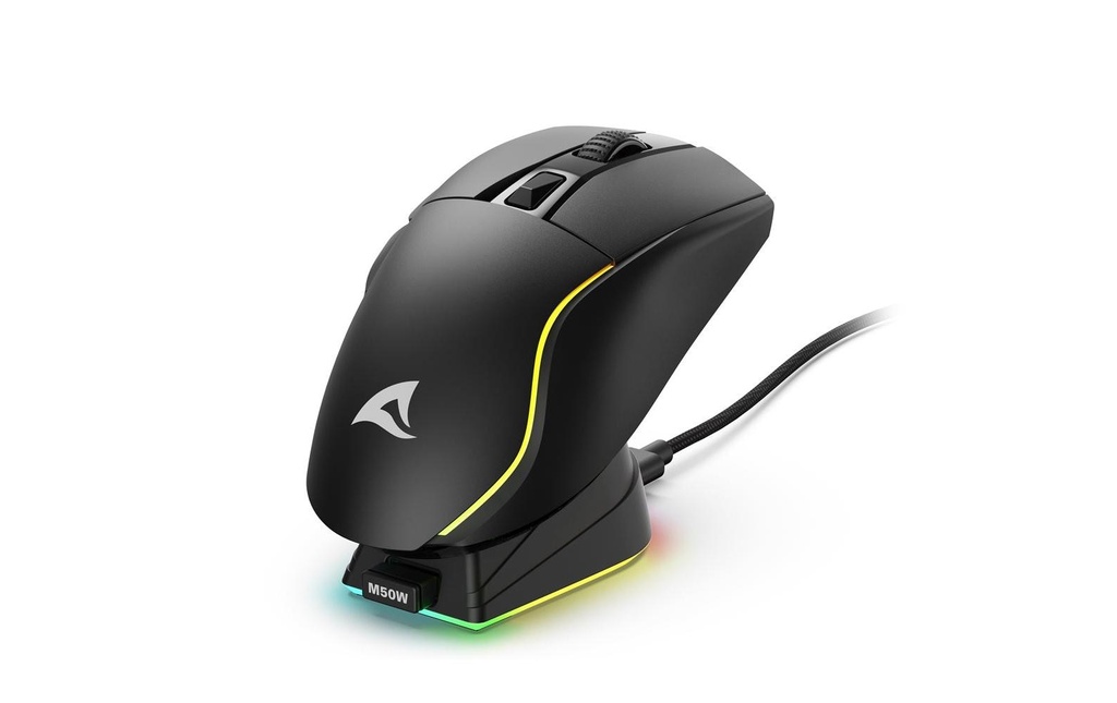 Sharkoon SKILLER SGM50W, optisch, black-5