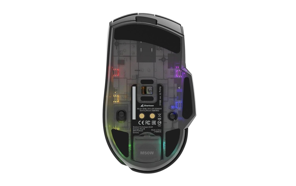 Sharkoon SKILLER SGM50W, optisch, black-6