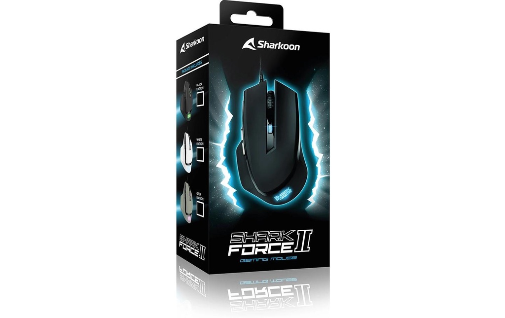 Sharkoon SHARK Force II, optisch, white-3