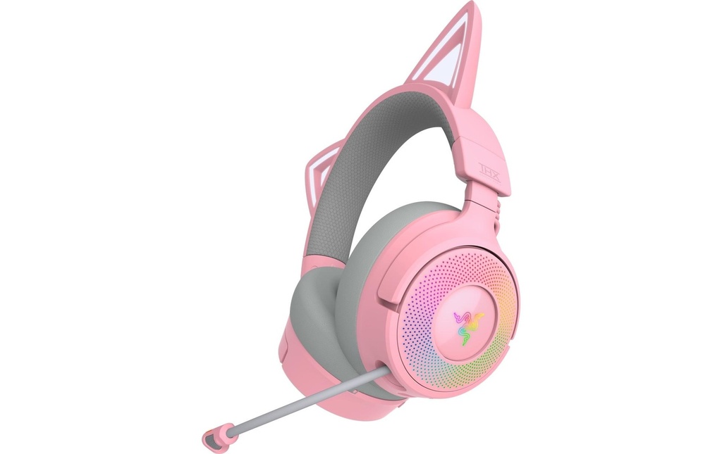 Razer, Headset Kraken Kitty V3 Pro Rosa-1