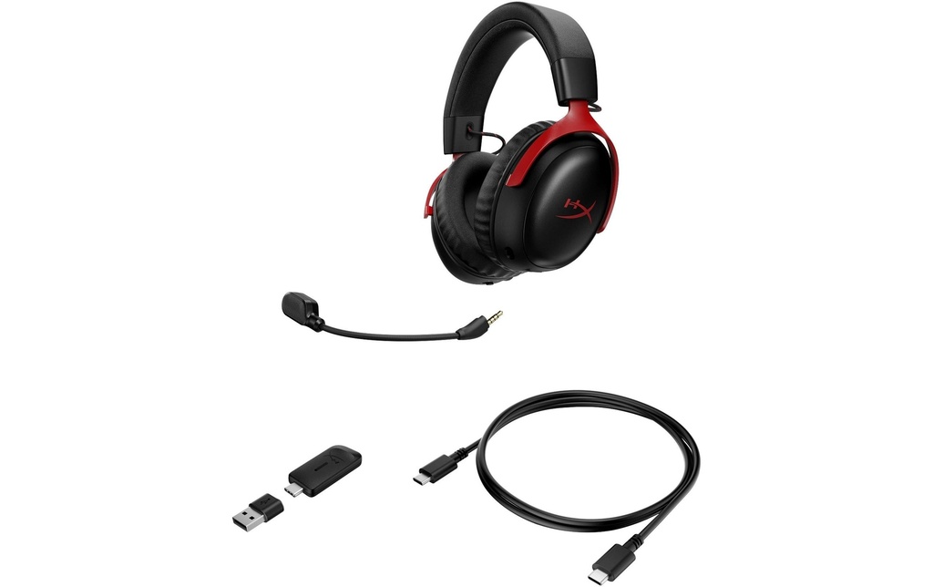 HyperX Cloud III S, schwarz/rot-6