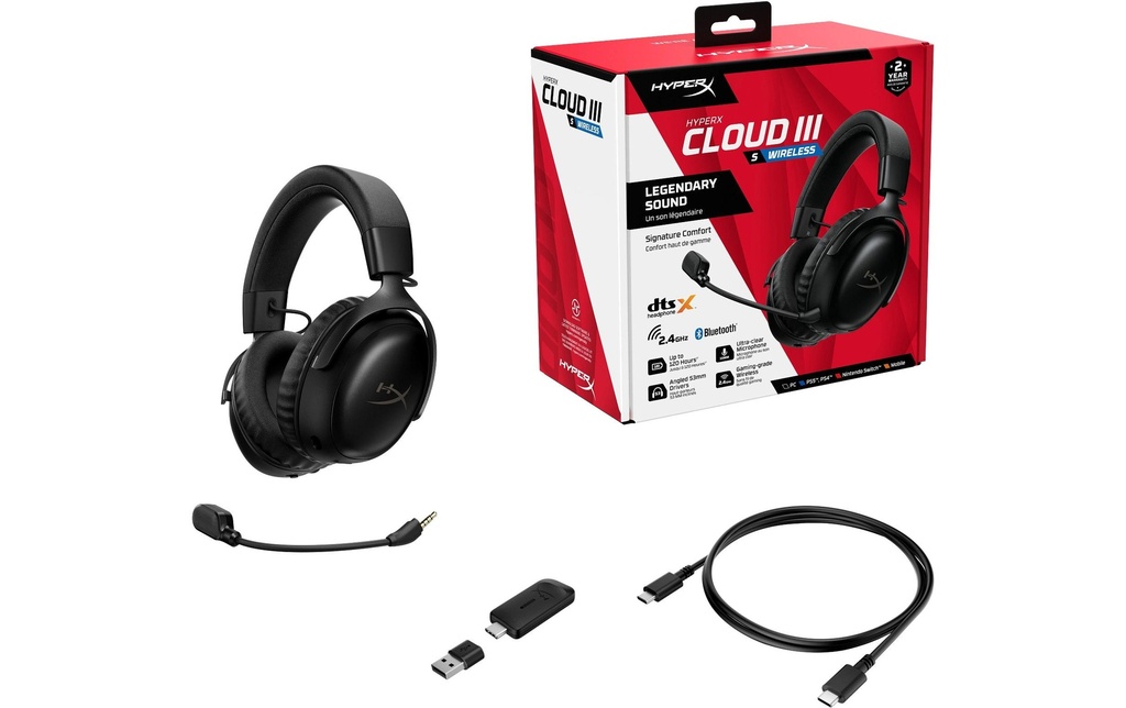 HyperX Cloud III S, schwarz-7