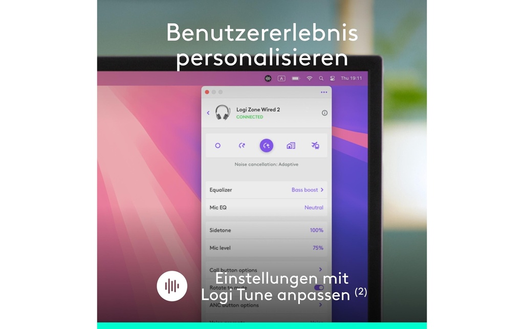Logitech Headset Zone wired 2 graphite-6