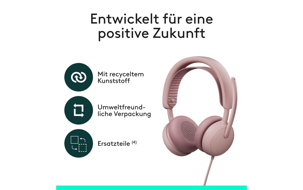 Logitech Headset Zone wired 2 rose-8