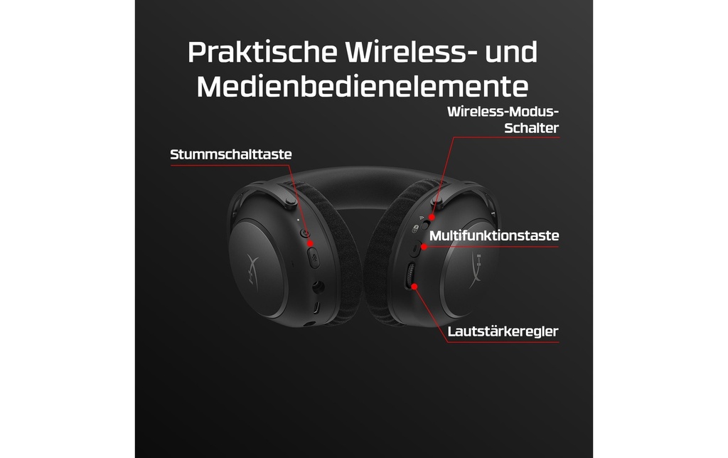 HyperX Cloud Alpha 2 Wireless, schwarz-5