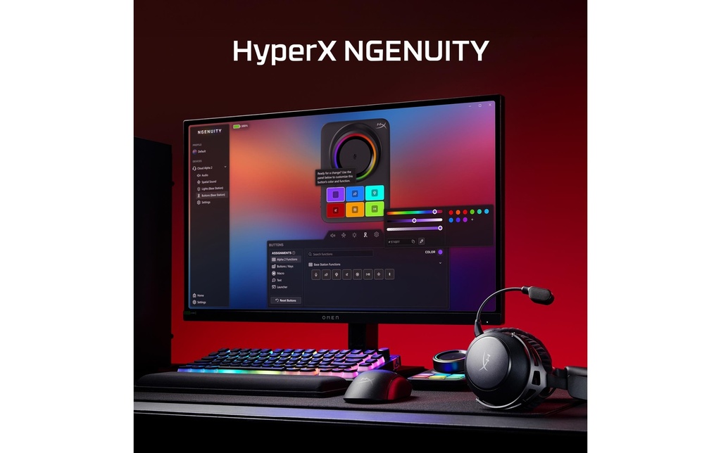 HyperX Cloud Alpha 2 Wireless, schwarz-6