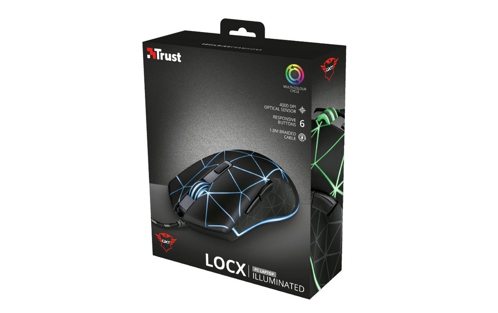 Trust GXT 133 Locx Gaming Maus-5