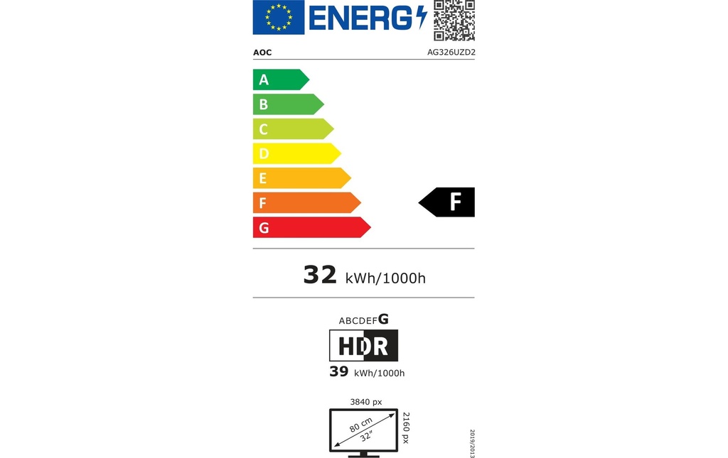 AOC Monitor AG326UZD2, 3840x2160 240Hz-8