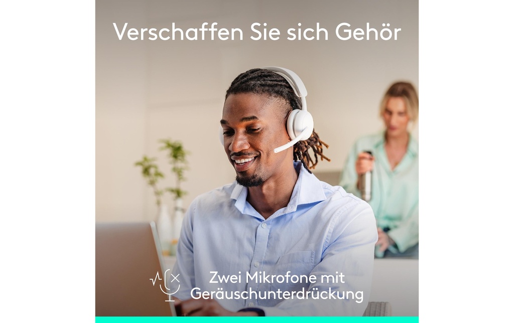 Logitech, Headset Zone Wireless 2 Off-white-3