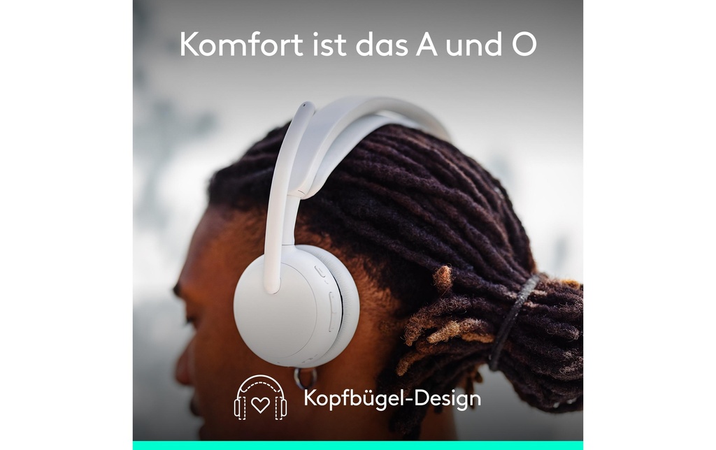 Logitech, Headset Zone Wireless 2 Off-white-5