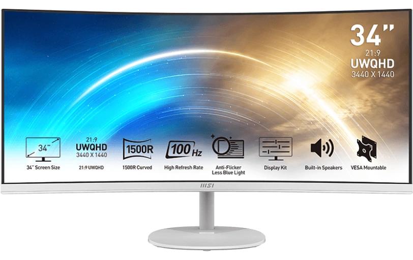 MSI Pro MP341CQ 34, UltraWide QHD-0