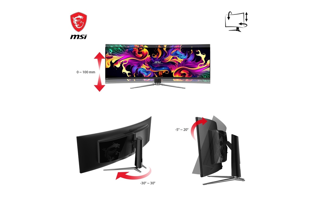 MSI MPG 491CQPDE QD-OLED, 49, DQHD-4