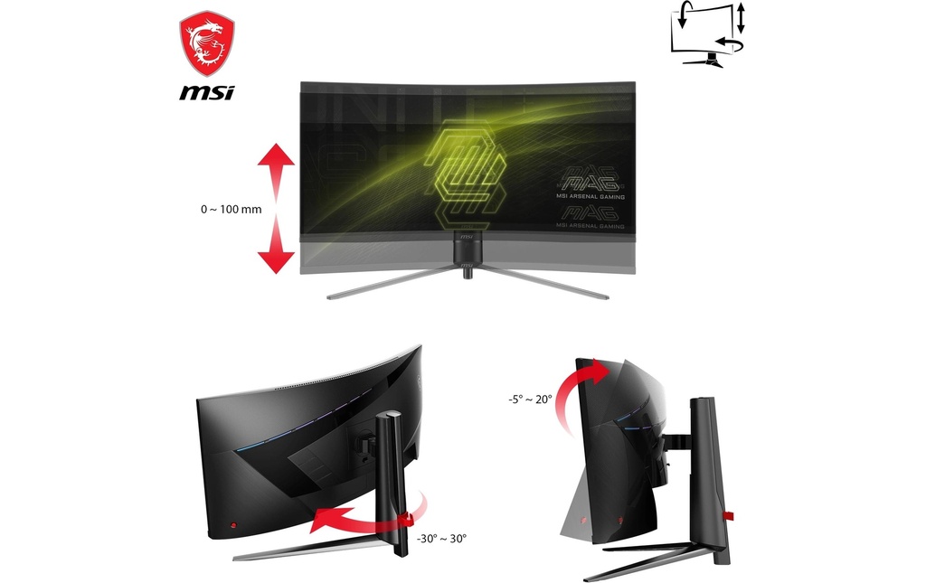 MSI MAG 345CQRDE 34, UltraWide Dual QHD-4