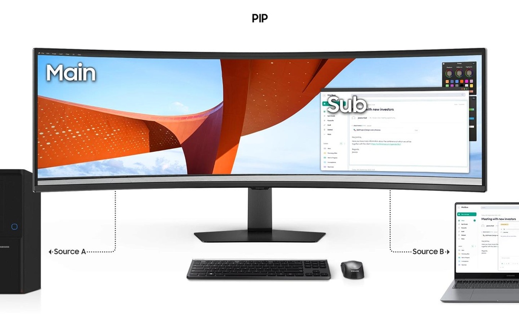 Samsung LS49F950UAUXEN, 49, curved, 32:9-1