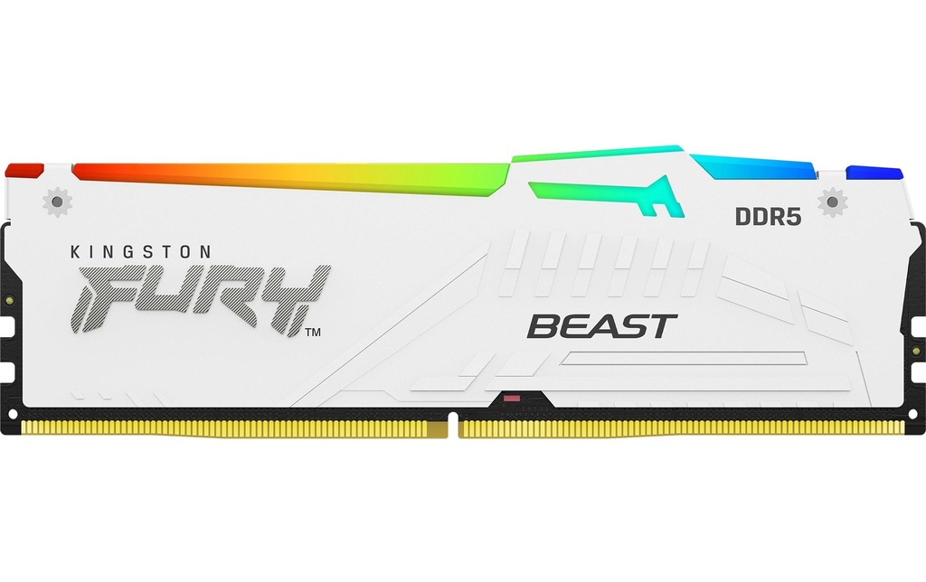 FURY Beast White RGB DDR5 32GB 2-Kit 6000MT-2