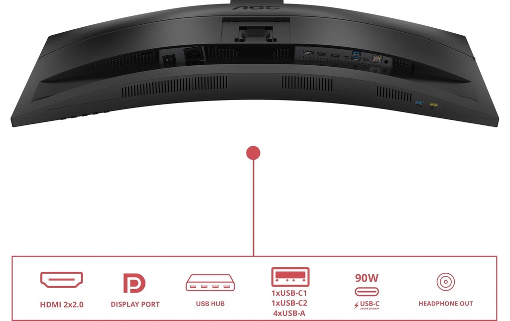 AOC 34 CU34E4CW, 3440x1440, 120Hz-5
