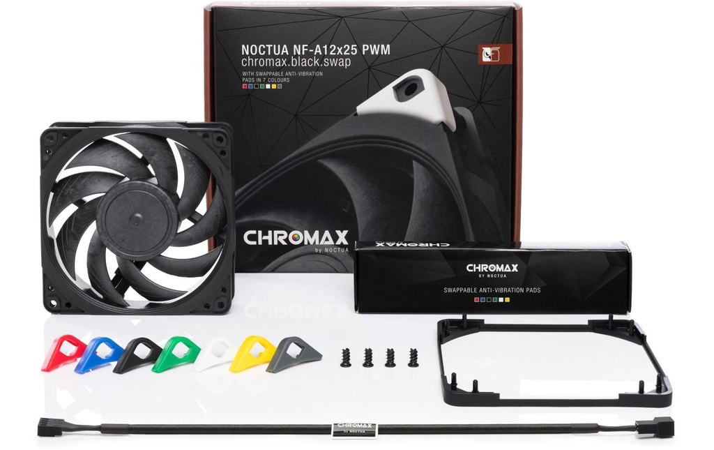 Gehäuselüfter Noctua NF-A12X25 PWM CH.BK.S-2