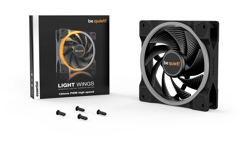 Gehäuselüfter BQ! Light W. PWM 12CM HS-3