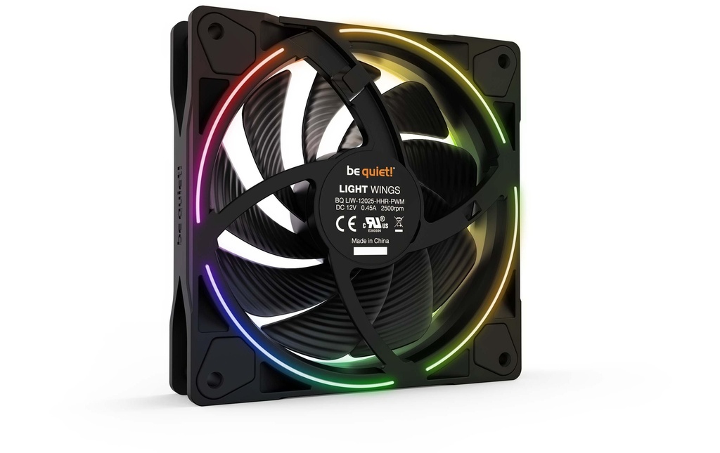 Gehäuselüfter BQ! Light W. PWM 12CM HS 3er-2