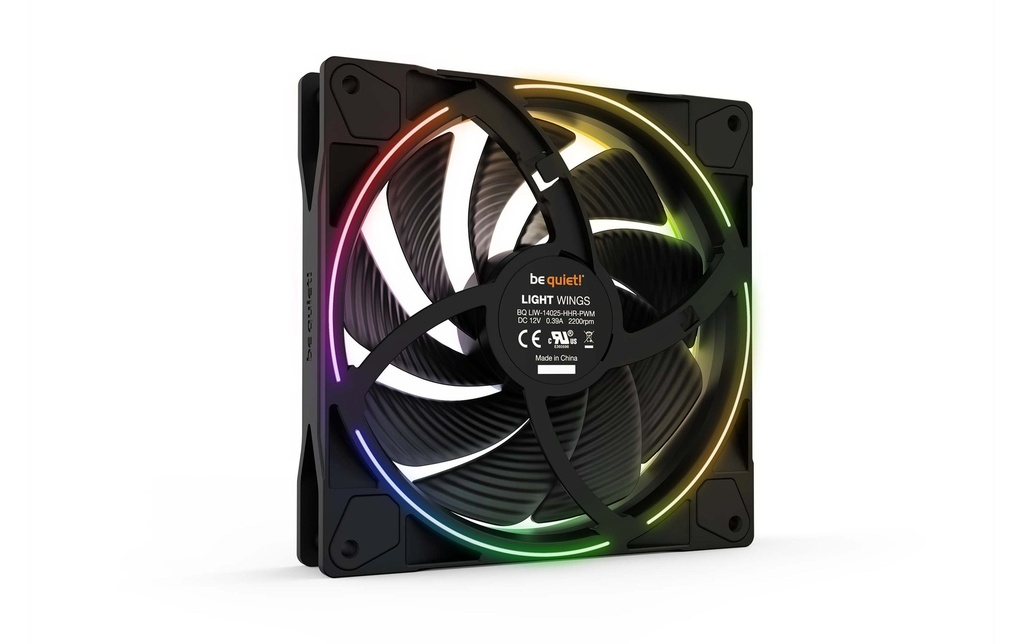 Gehäuselüfter BQ! Light W. PWM 14CM HS 3er-2