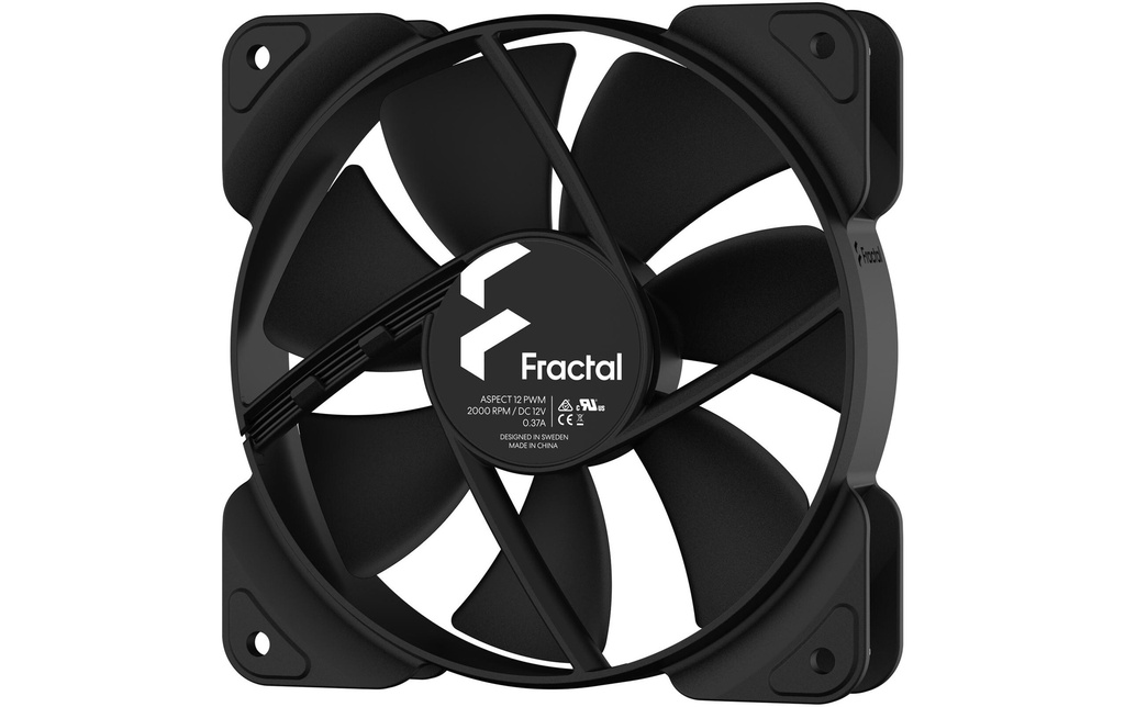 Gehäuselüfter Fractal Asp 12 PWM-1