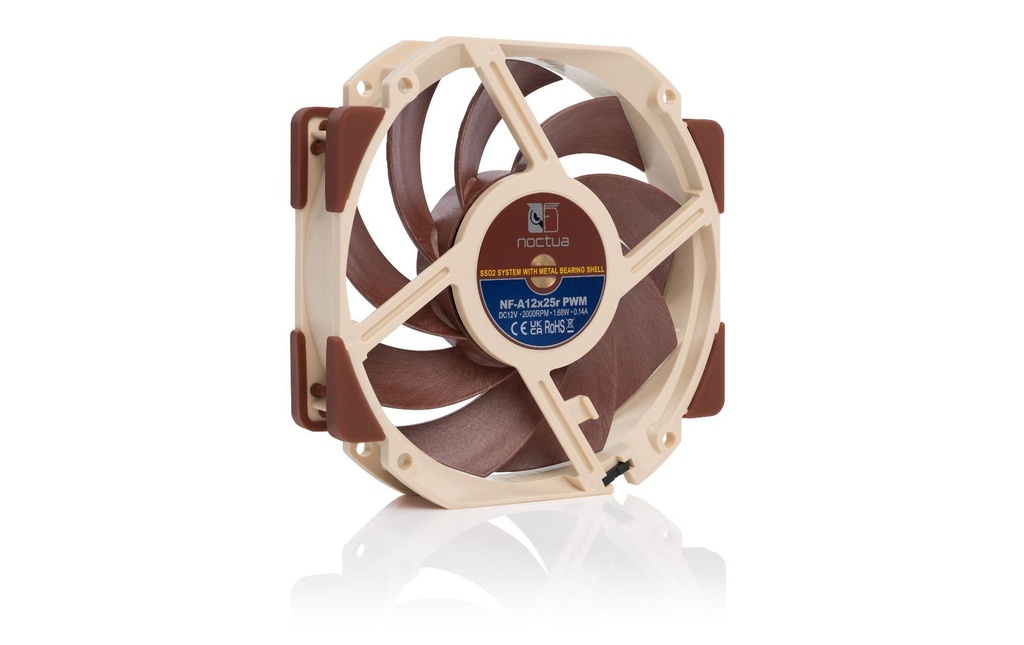 Gehäuselüfter Noctua NF-A12x25r PWM-1