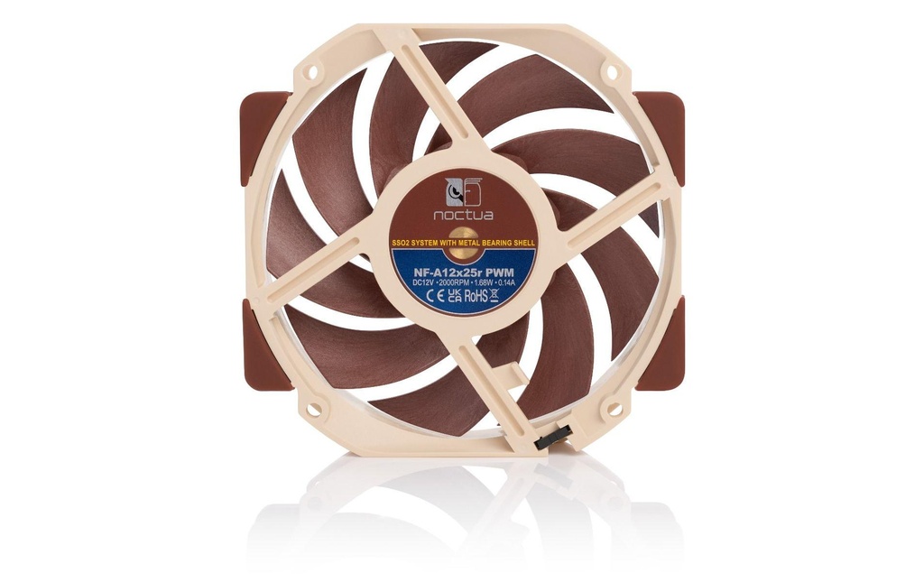 Gehäuselüfter Noctua NF-A12x25r PWM-3