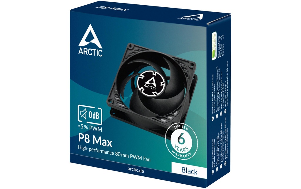 Gehäuselüfter Arctic Cooling P8 Max-5