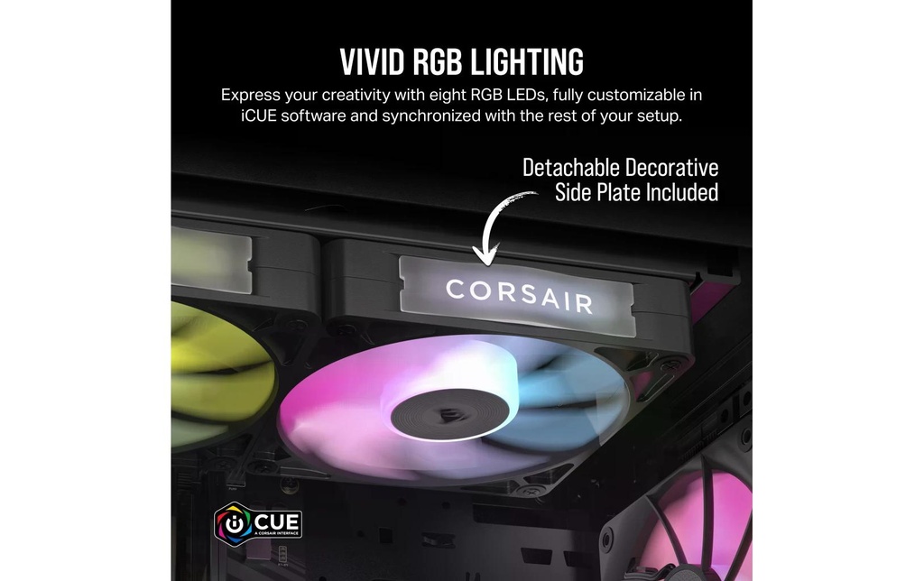 Gehäuselüfter Corsair iCUE RX120 RGB BL-3