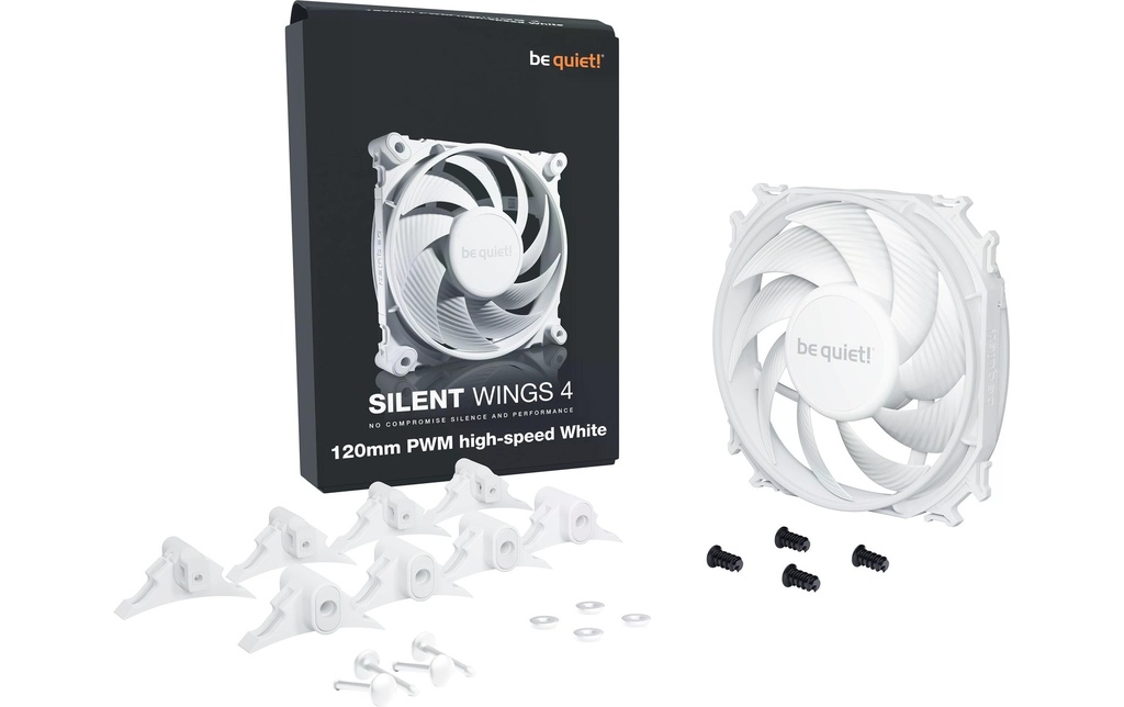 Gehäuselüfter BQ! Sil. Wings 4 12CM PWM HS-3