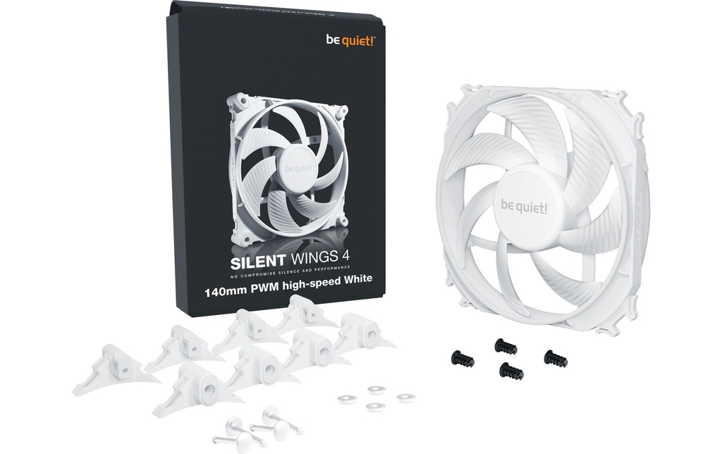 Gehäuselüfter BQ! Sil. Wings 4 14CM PWM HS-3