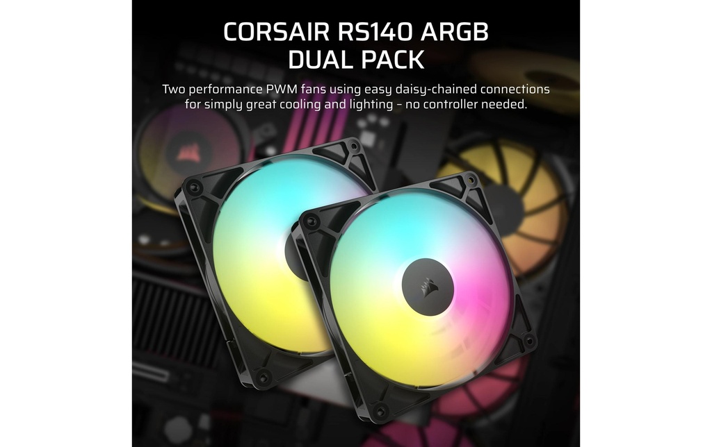 Gehäuselüfter Corsair R5 ARGB 140 Schwarz-4