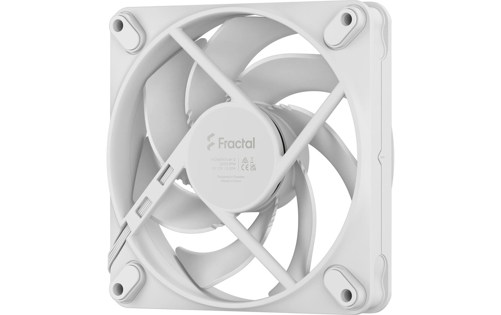 Fractal Design, PC-Lüfter Momentum 12 Weiss-3